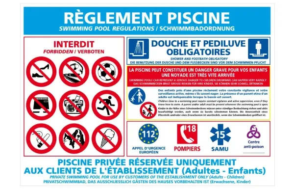 Signalétique intérieure réglementaire