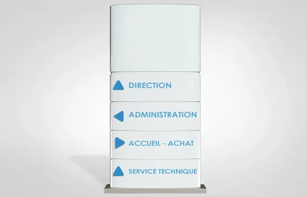 Totem signalétique