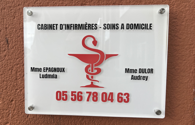 plaque professionnelle